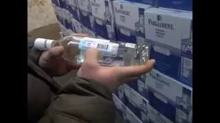 Изъятие контрафактного алкоголя в Новосибирске