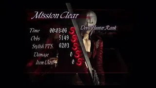 Devil May Cry 3:HD Gameplay - Sword Master Style Training - No Damage