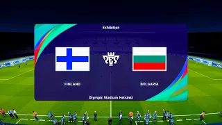 Finland vs Bulgaria | Helsinki Olympic Stadium | 2020-21 UEFA Nations League | PES 2021