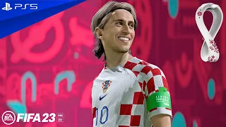 FIFA 23 - Croatia v Belgium - World Cup 2022 Group Stage Match | PS5™ [4K60]