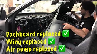 Audi S5 Salvage Rebuild - Airbag & Dashboard Replacement - Part 3