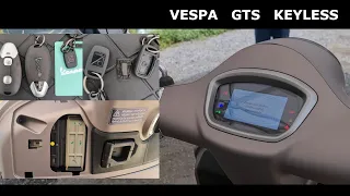 Vespa new GTS 2023 keyless Remote - Tag