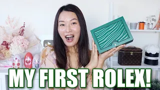 Rolex Unboxing & Giveaway🎁😍*My first & perfect Rolex*