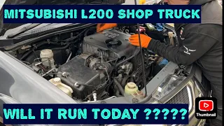 Mitsubishi L200 Shop Truck Major Service Will It Run Today ????