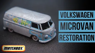 MATCHBOX restoration: 34A Volkswagen Microvan + tips on how to get into this hobby yourself!