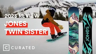 2023 Jones Twin Sister Snowboard Review (2024 Same Tech; Different Graphic) | Curated