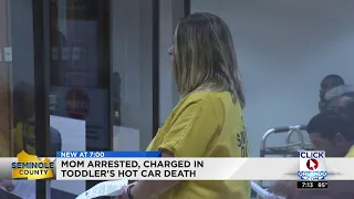 Mom arrested, charged in the hot car death of toddler