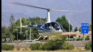 Robinson R44 Raven II Landing, Start up & Takeoff - SCLC