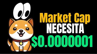 Mira QUE Market CAP $babydoge necesita para llegar $0.0000001?