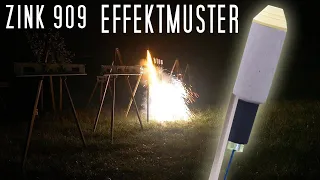 [F3] ★ Zink 909 BOMBENRAKETE Effektmuster ★ /  Zink Feuerwerk [4K]