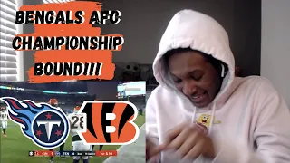 Cincinnati Bengals vs Tennessee Titans Divisional Round Highlights Reaction! Bengals Making History!