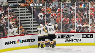 NHL 19 - Vegas Golden Knights Vs Philadelphia Flyers Gameplay - NHL Season Match Oct 13, 2018