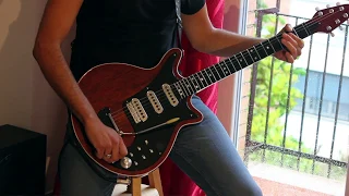 I Want It All - one take using AmpliTube Brian May