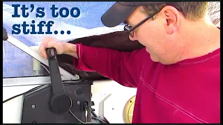 Boat Outboard Throttle Controls are hard to shift - taking it apart and fixing it for free