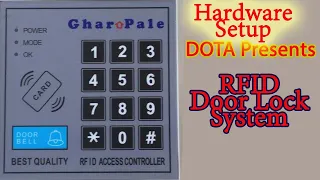 RFID Door Access Control System Demo | Installation | Setup | Gharpale |Security Guard|Door Lock