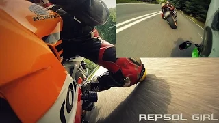 HONDA CBR 600RR | Girl  Kneedown | PURE SOUND  | REPSOL GIRL