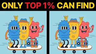 Only top1%  Can Find ! brain game quiz ! [SPOT THE DIFFERENCE]