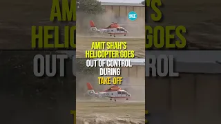 Amit Shah's Helicopter Goes Out Of Control During Take-Off | #Loksabhapolls