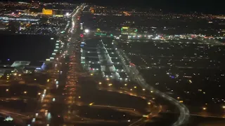 United States Nevada Las Vegas Takeoff at night United