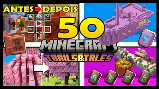 50 COISAS QUE VOCÊ PRECISA SABER SOBRE A NOVA ATUALIZAÇÃO DO MINECRAFT 1.20 (TRAILS AND TALES)