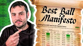 The Best Ball Manifesto: 4 Strategies You Must Use While Drafting