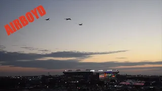 Super Bowl LV Flyover Rehearsal