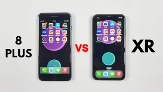 iOS 16.6 - iPhone 8 Plus Vs XR | SPEED TEST (2023)