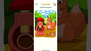 DOP 3 Level 368 Feed the squirrel 🐿️Android IOs games #shorts #dop3 #gameplay