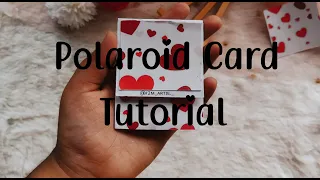 How to make polaroid card|| diycard|| Card making at home in Malayalam||