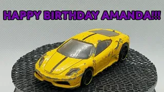 HAPPY BIRTHDAY AMANDA!!! #FREETHEFERRARIS | CUSTOM 430 SCUDARIA