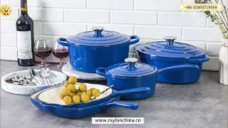 🔥OEM & ODM Enameled Cast Iron Cookware Sets Supplier - Raylon Enterprise