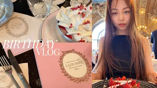 Celebrating my birthday at Ladurée and Le Train Bleu (iconic restaurant in Paris) | Birthday vlog