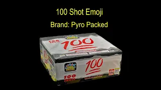 100 Shot Emoji 500 Gram Pyro Packed fireworks