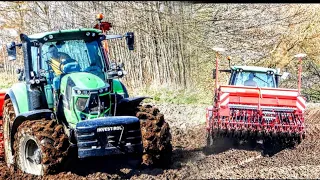 WTOPA DEUTZA⁉️ EKSTREMALNE SIEWY OWSA 2023🔥🤙DF 50 KM/H PO POLU❗️🥵DEUTZ-FAHR & GASPARDO