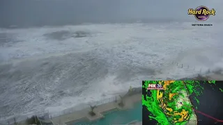 Daytona Beach overtook by surf after Tropical Storm Nicole | FOX 35 live cam