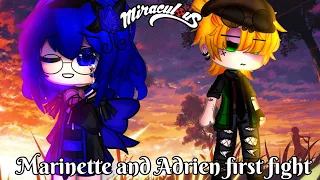 Marinette and Adrien First Fight || Miraculous Ladybug || Original || Gacha Club || Gacha Life