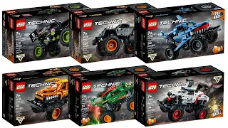 ALL LEGO Technic Monster Jam Monster Truck sets Compilation/Collection Speed Build