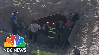 Teen Killed After 10-Foot Deep Sand Hole Collapses At New Jersey Beach