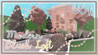 Bloxburg Build || Modern Blush Loft [no large plot] 30k