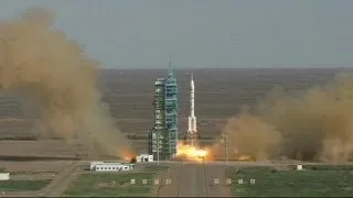China launches "sacred" space mission