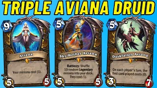 A LEGENDARY Game of Hearthstone! Triple Aviana Druid!