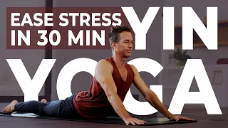 Ease Stress in 30 Mins | Beginner-Friendly Yin Yoga with Travis