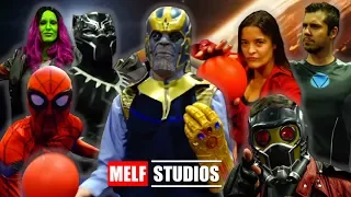 AVENGERS: INFINITY WAR DODGEBALL | Funny Marvel Superhero Parody - MELF