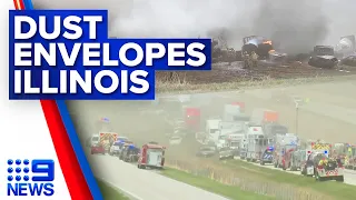 At least six dead as US dust storm causes cars and trucks to pile up | 9 News Australia