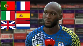 Romelu Lukaku Speaking 6 Different Languages