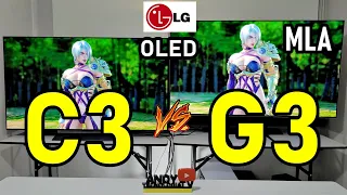 LG C3 vs G3: OLED evo vs OLED evo MLA / Which is better for you?
