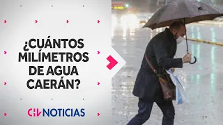 LLUVIA EN SANTIAGO: ¿Cuántos milímetros de agua podrían caer y cuántos días durará? - CHV Noticias