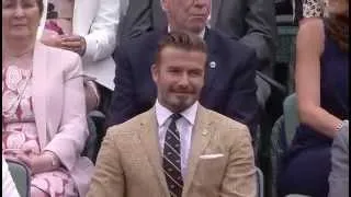 Beckham among sporting legends in Royal Box - Wimbledon 2014