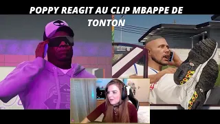 POPPY LA COPINE D' INOXTAG REAGIT AU CLIP OFFICIEL TONTON - MBAPPE (CLIP OFFICIEL)