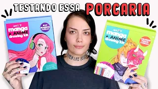 TESTANDO KIT DE MANGÁ DO WALMART - NÃO ACREDITO NISSO!